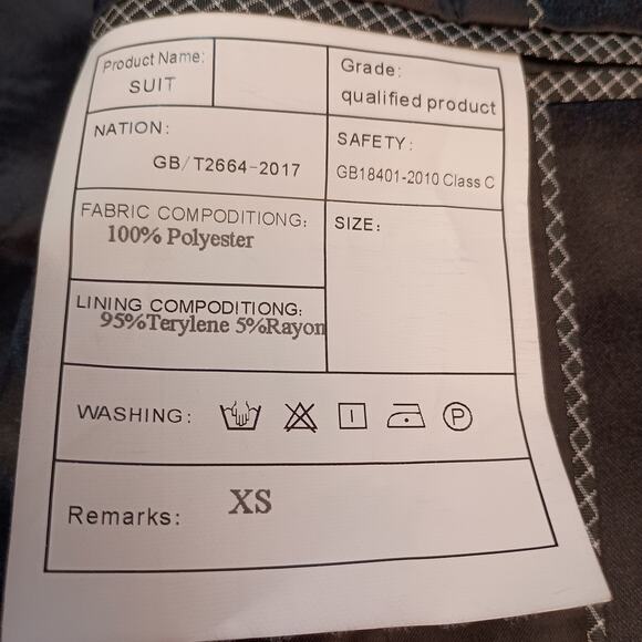 Sequin and Part Velvet Party Blazer Black & Purple Size XS - Picture 9 of 9